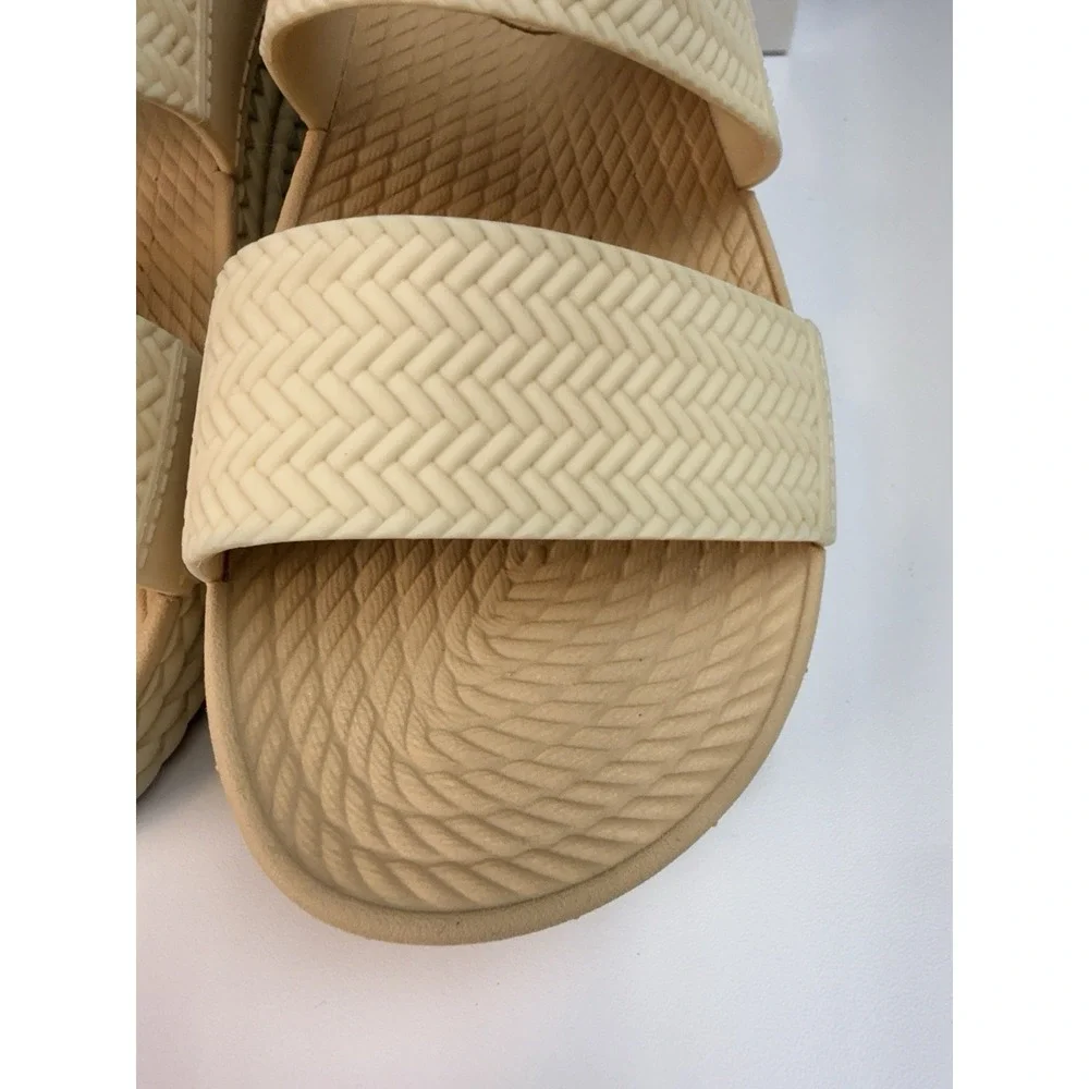 Reef Water Vista Higher Women's Platform Espadrille Sandals Cloud Size 9, Beige